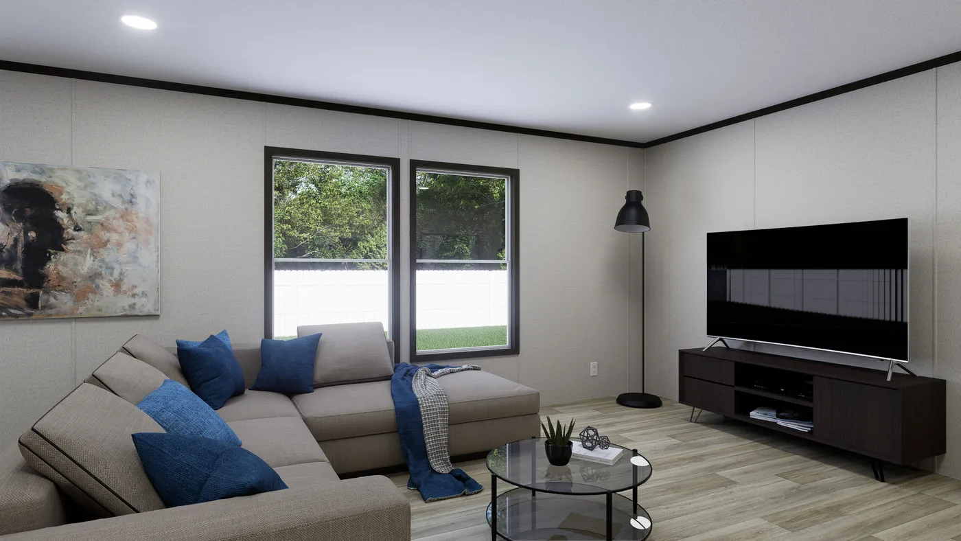 The VENTURE Den. This Manufactured Mobile Home features 4 bedrooms and 2 baths.