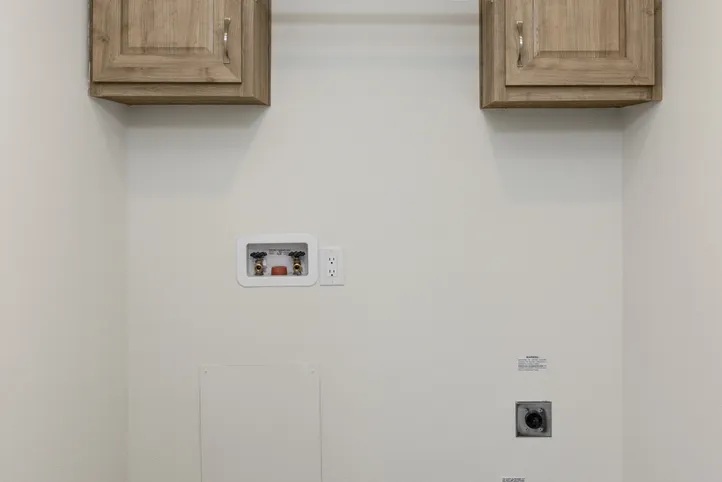 The FAIRPOINT 20382B Utility Room. This Manufactured Mobile Home features 2 bedrooms and 2 baths.