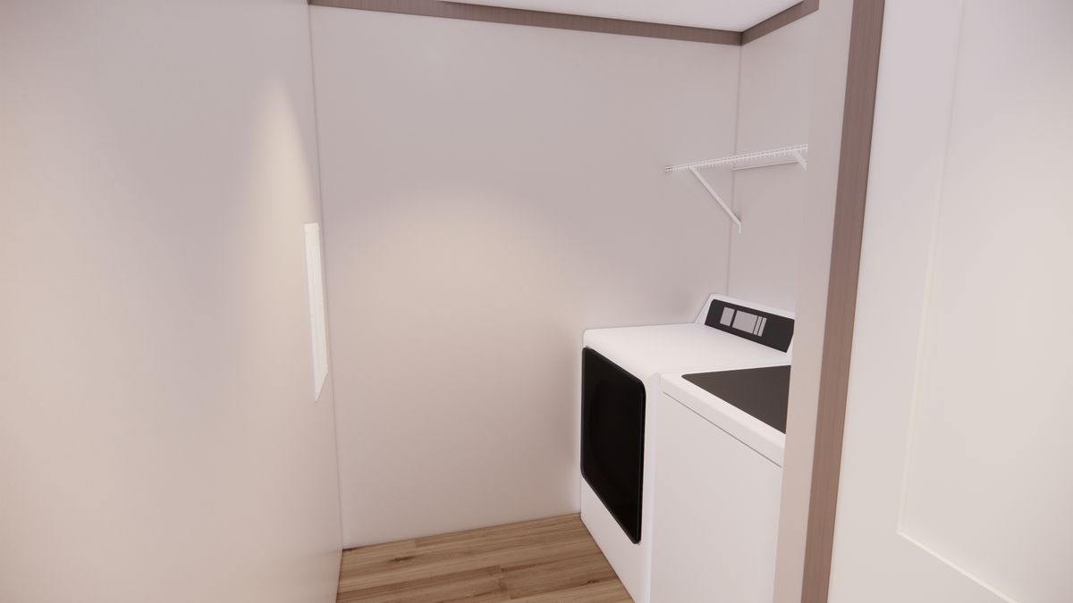 The 7016-4203 ADRENALINE Utility Room. This Manufactured Mobile Home features 3 bedrooms and 2 baths.