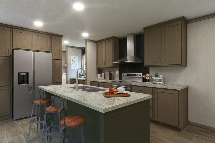 Charwood. The SYDNEY Kitchen. This Manufactured Mobile Home features 3 bedrooms and 2 baths.
