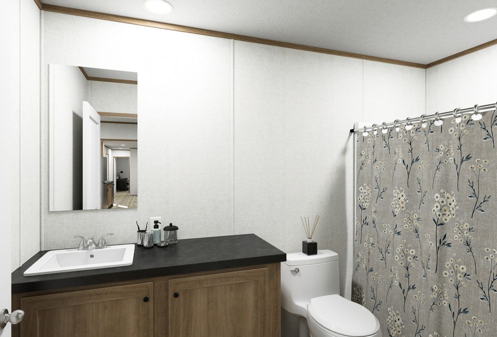 The ATLAS Primary Bathroom. This Manufactured Mobile Home features 2 bedrooms and 2 baths.
