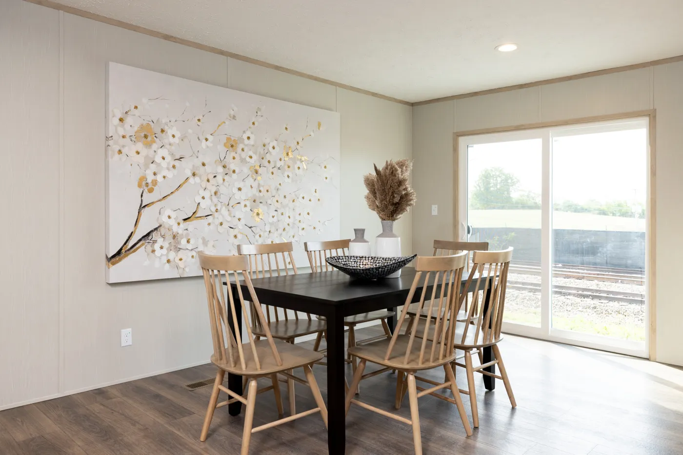 The VISION Dining Room. This Manufactured Mobile Home features 4 bedrooms and 2 baths.