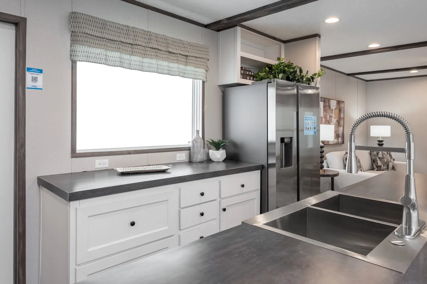 The THE GENERAL Kitchen. This Manufactured Mobile Home features 3 bedrooms and 2 baths.