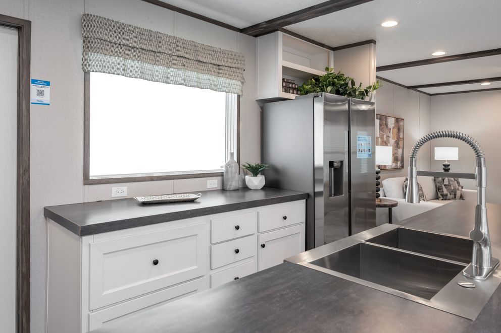 The THE GENERAL Kitchen. This Manufactured Mobile Home features 3 bedrooms and 2 baths.
