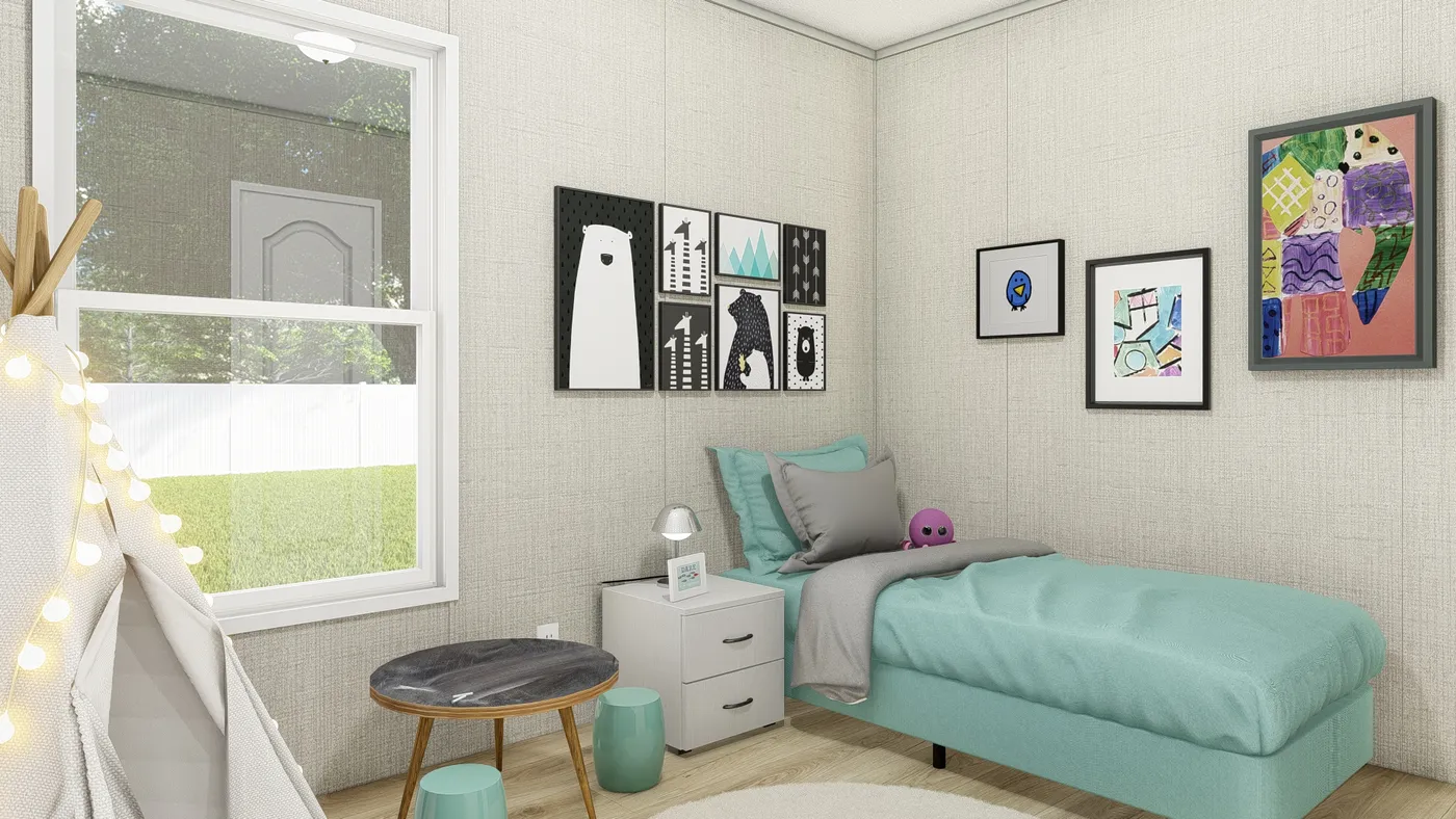 The COASTAL BREEZE I  16X72 Bedroom. This Manufactured Mobile Home features 3 bedrooms and 2 baths.