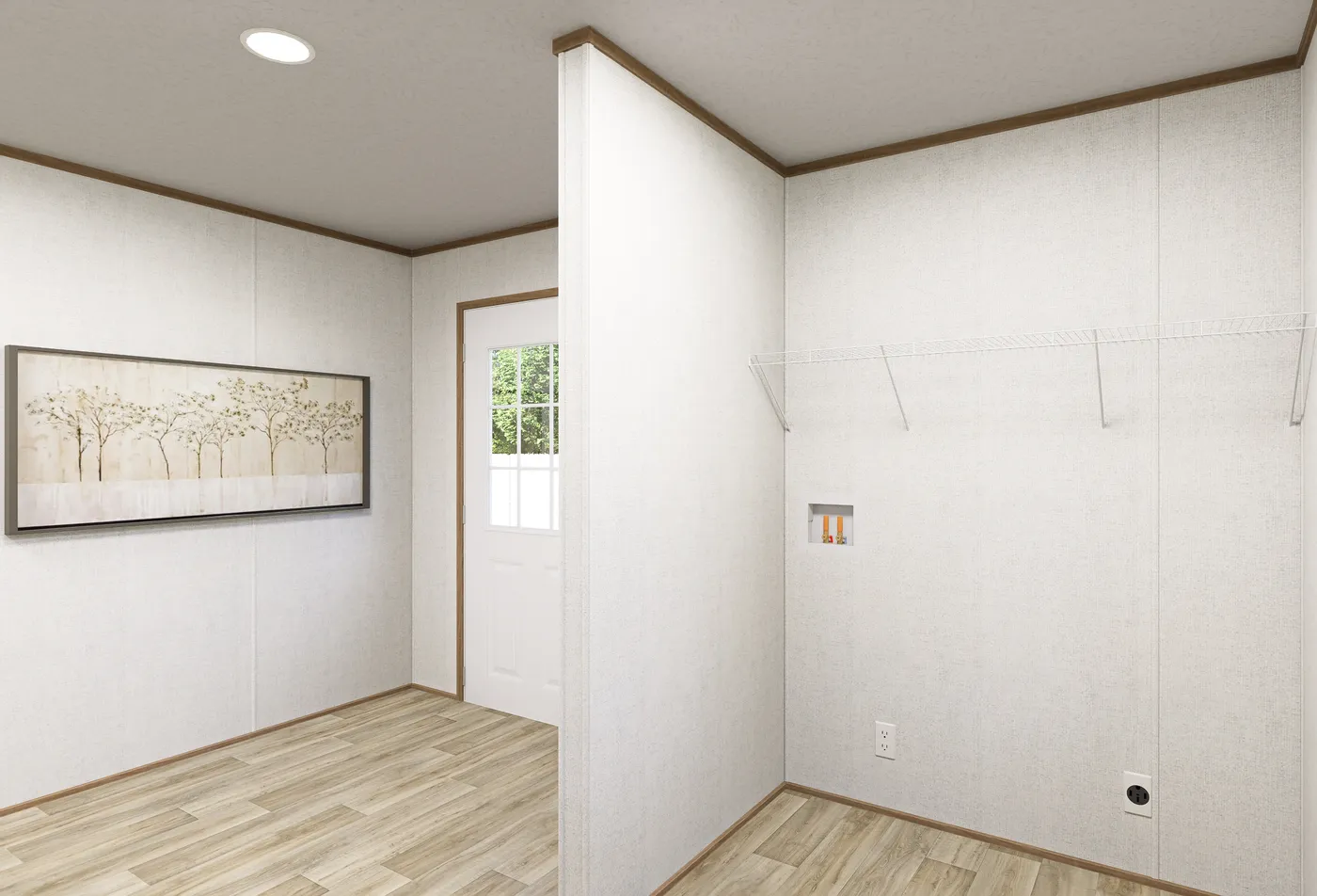 The ELEMENT Utility Room. This Manufactured Mobile Home features 3 bedrooms and 2 baths.