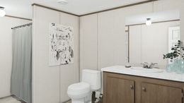The TRIUMPH Master Bathroom. This Manufactured Mobile Home features 5 bedrooms and 3 baths.