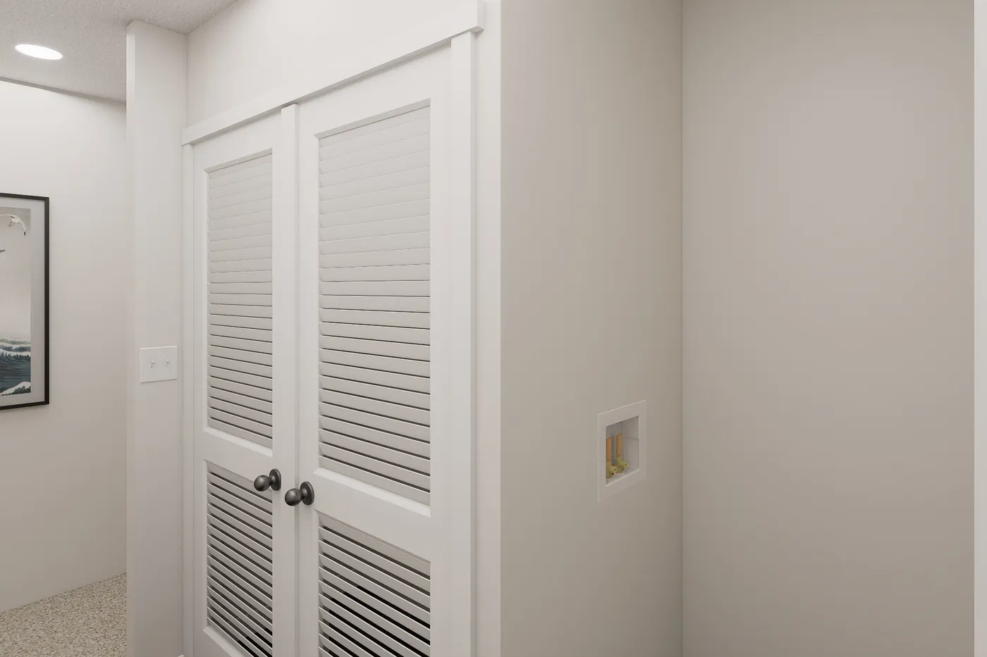 The 5029 IMAGINE Utility Room. This Manufactured Mobile Home features 2 bedrooms and 2 baths.