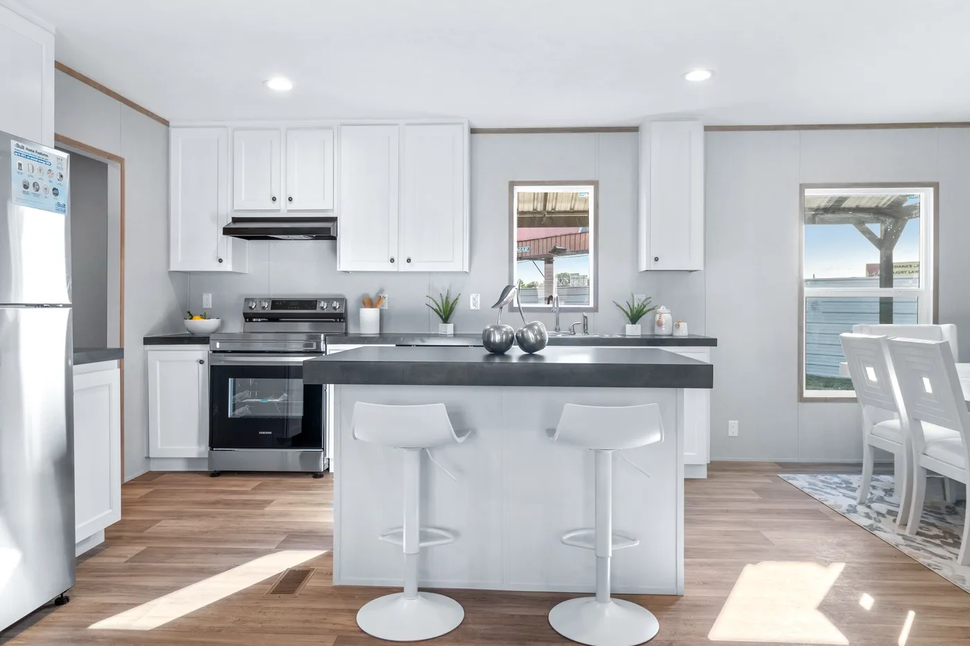 The ASPIRE Kitchen. This Manufactured Mobile Home features 3 bedrooms and 2 baths.