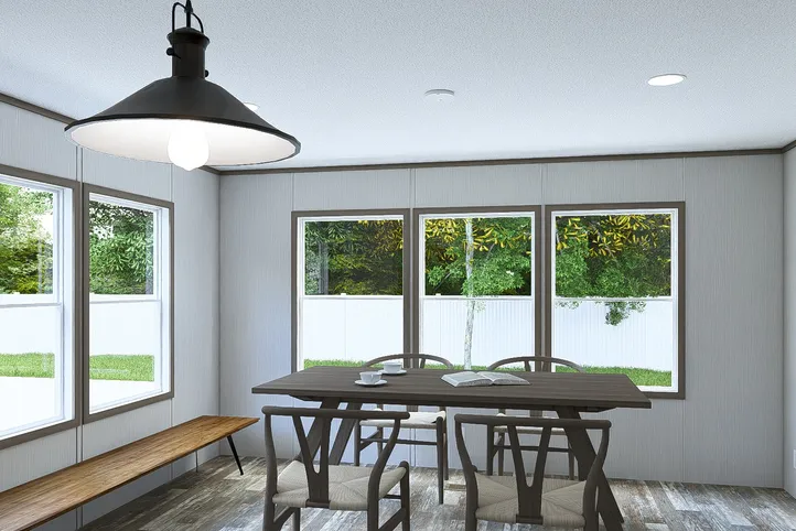 The ULTRA PRO JEWEL 3 BR 32X60 Dining Room. This Manufactured Mobile Home features 3 bedrooms and 2 baths.