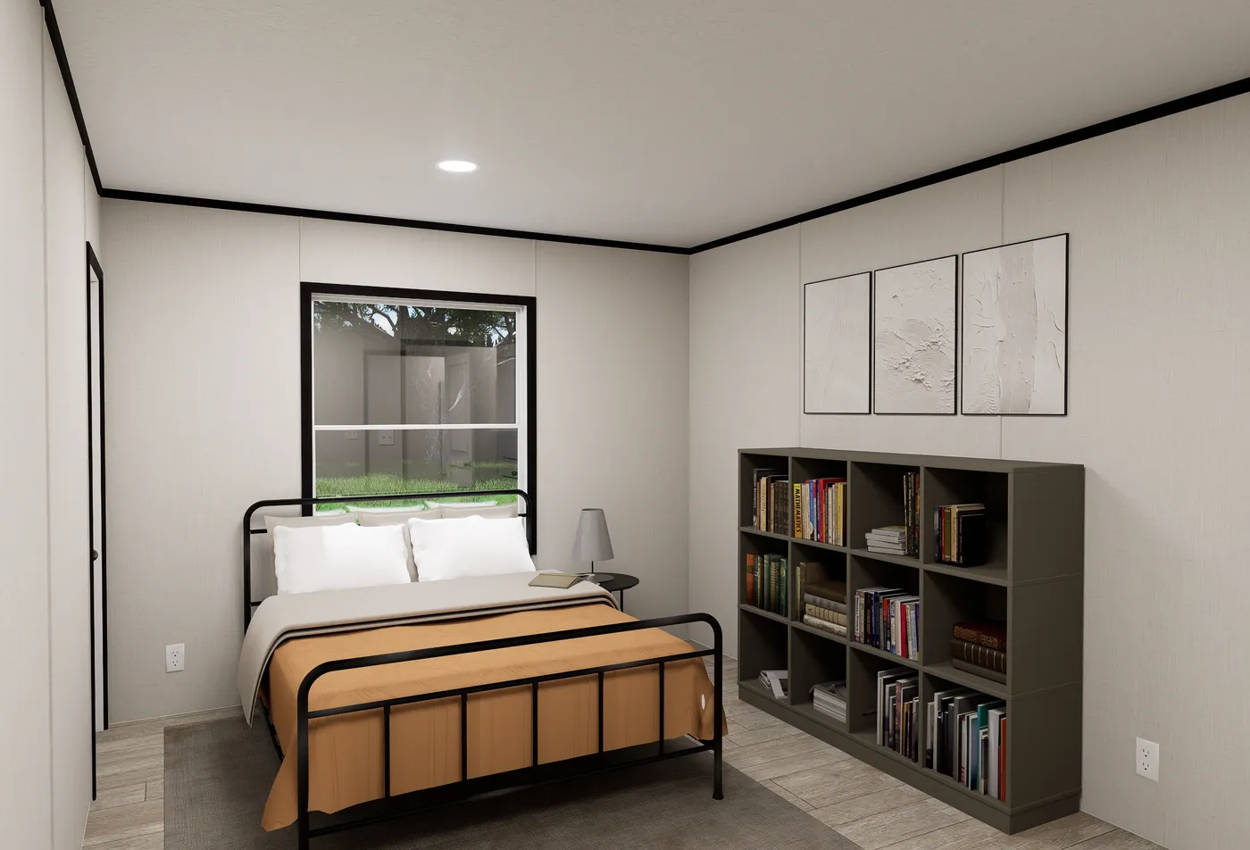 The ULTRA FLEX JEWEL GRANDE Bedroom. This Manufactured Mobile Home features 4 bedrooms and 2 baths.