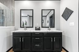 The THE MAUI Primary Bathroom. This Manufactured Mobile Home features 3 bedrooms and 2 baths.
