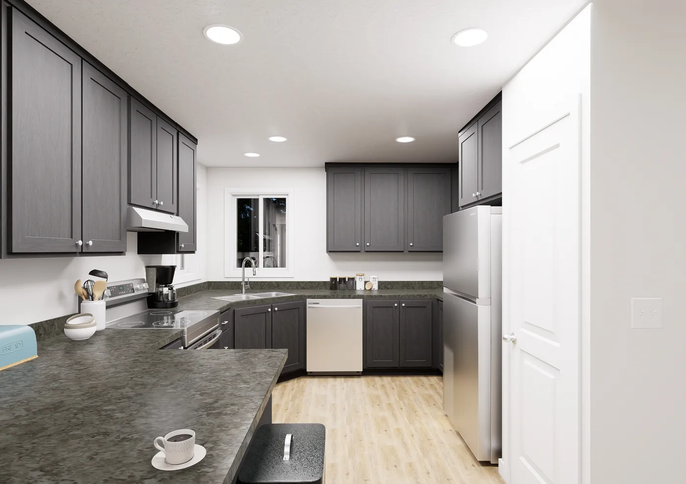 The 5037 IMAGINE Kitchen. This Manufactured Mobile Home features 3 bedrooms and 2 baths.