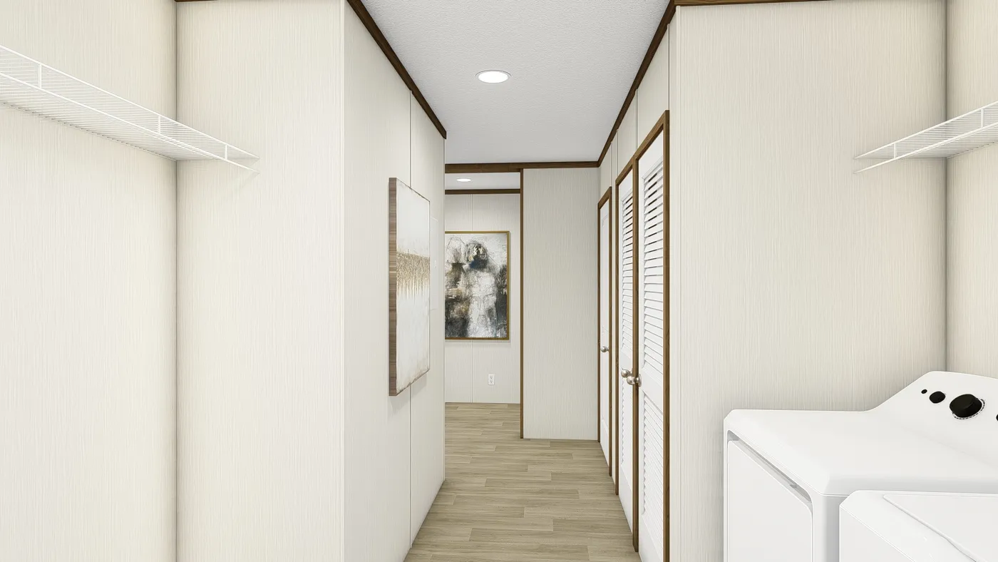 The THE EMPOWER Utility Room. This Manufactured Mobile Home features 4 bedrooms and 2 baths.