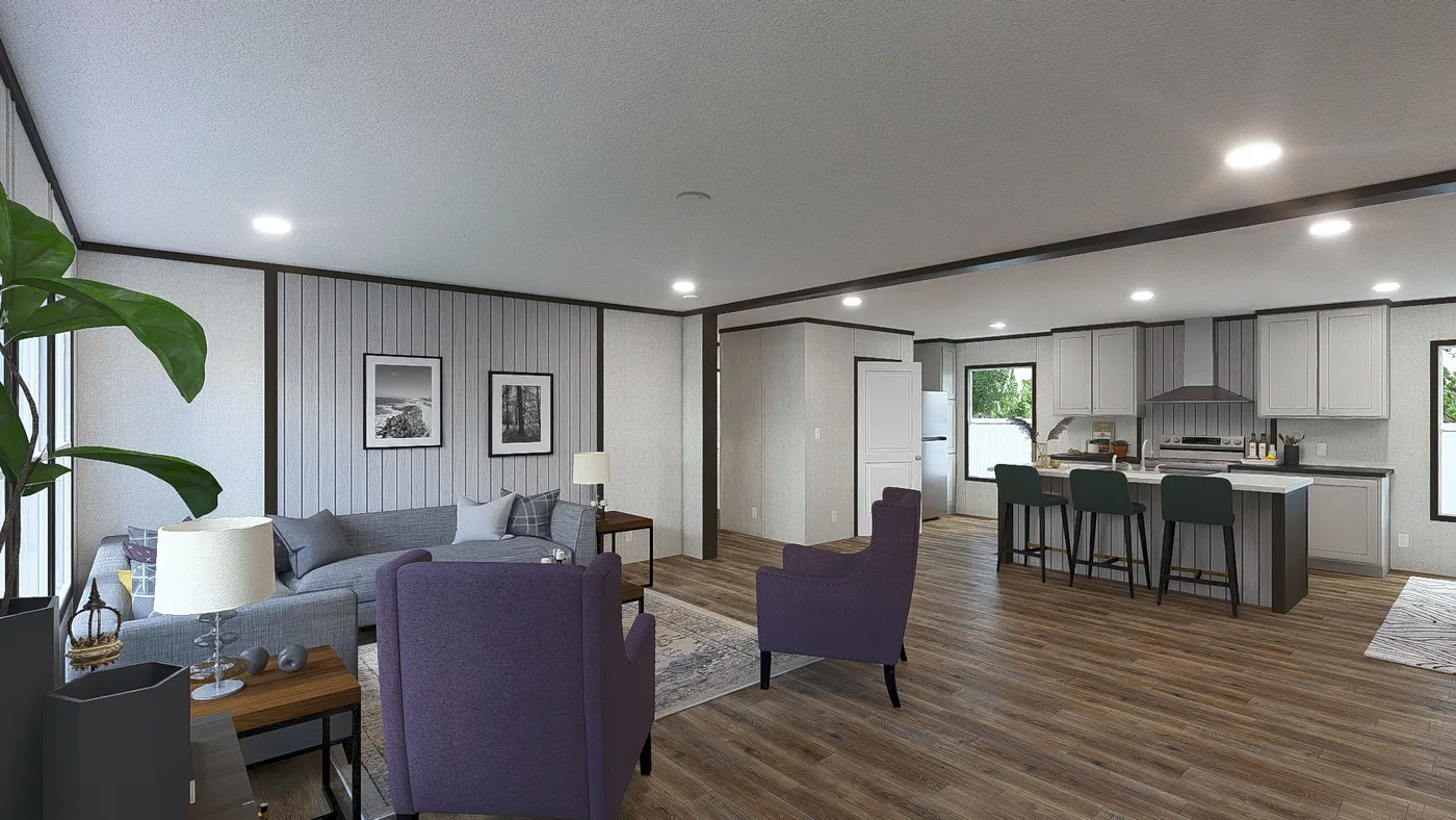 The EMPOWER Foyer. This Manufactured Mobile Home features 4 bedrooms and 2 baths.