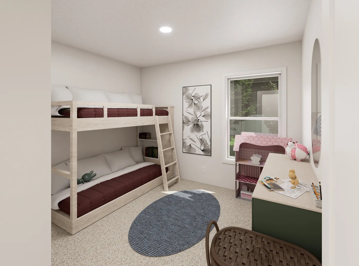 The 5029 IMAGINE Guest Bedroom. This Manufactured Mobile Home features 2 bedrooms and 2 baths.