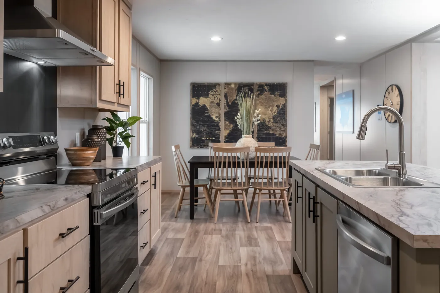 The CROCKETT Exterior. This Manufactured Mobile Home features 3 bedrooms and 2 baths.