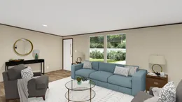 The WONDER Living Room. This Manufactured Mobile Home features 4 bedrooms and 2 baths.