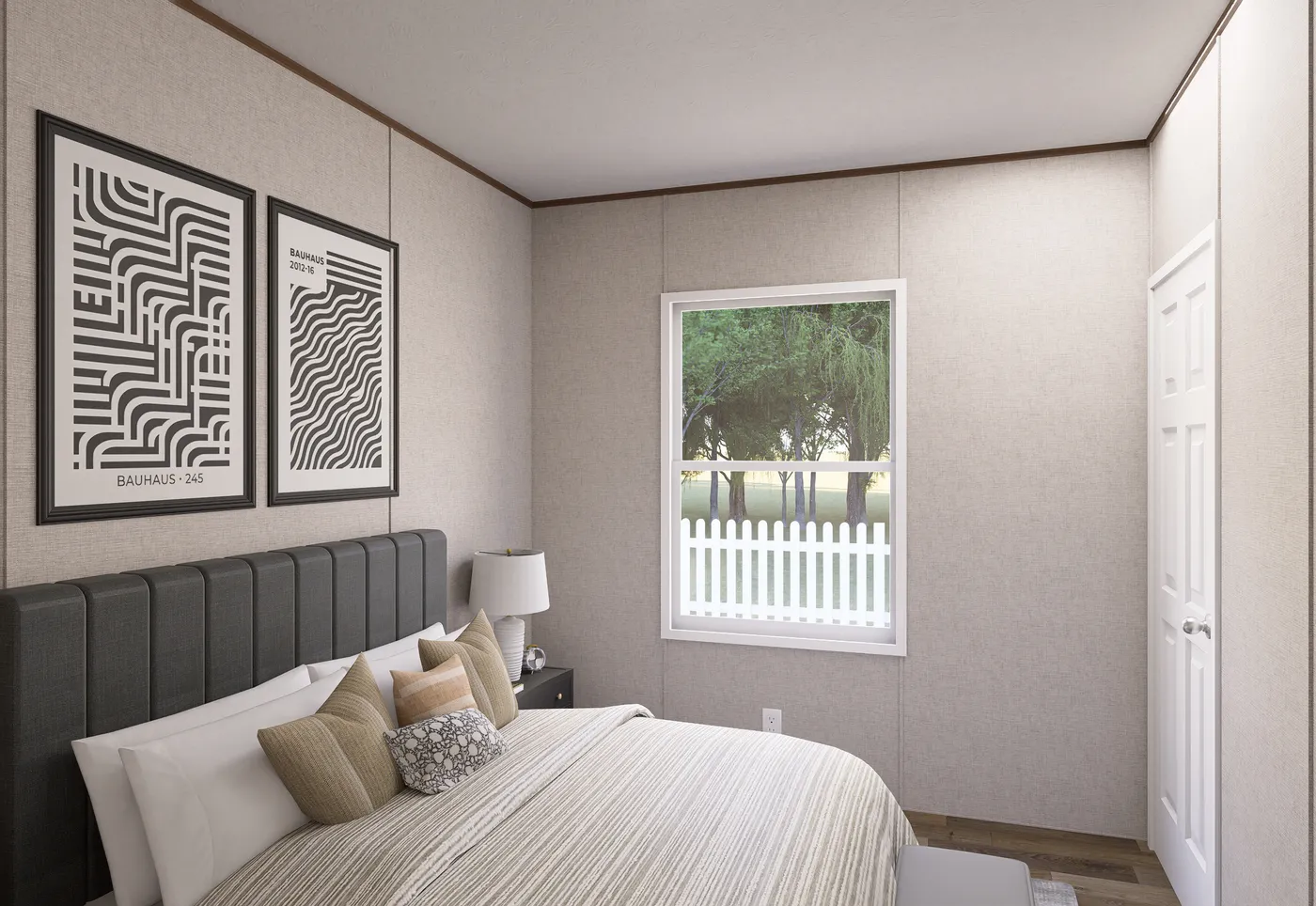 The ASPEN Guest Bedroom. This Manufactured Mobile Home features 3 bedrooms and 2 baths.