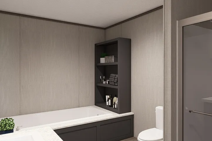The ULTRA PRO 4 BR 28X68 Primary Bathroom. This Manufactured Mobile Home features 4 bedrooms and 2 baths.