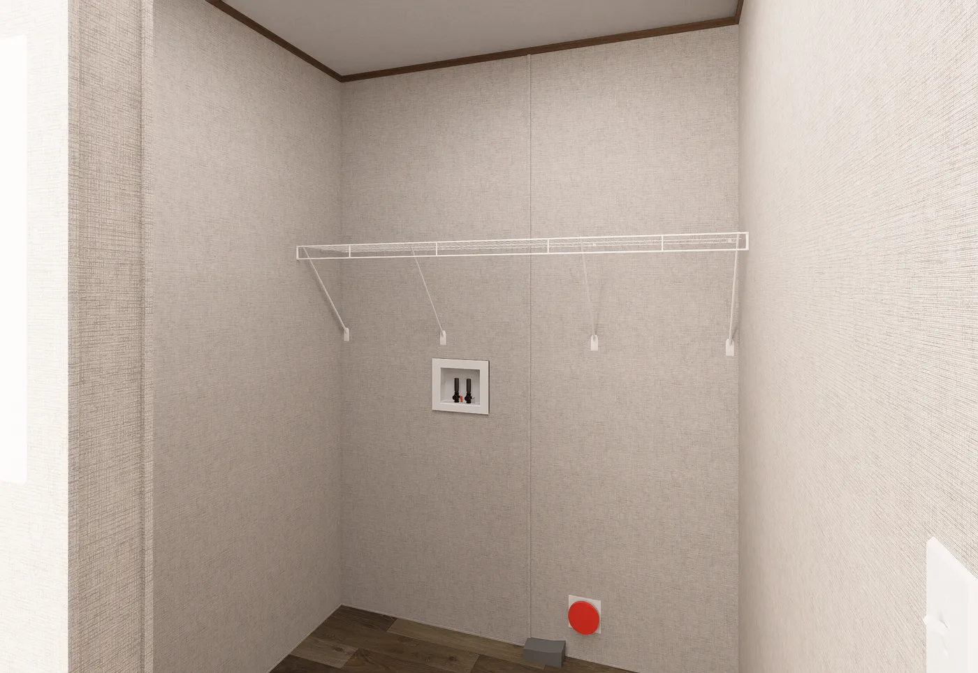 The ASPEN Utility Room. This Manufactured Mobile Home features 3 bedrooms and 2 baths.