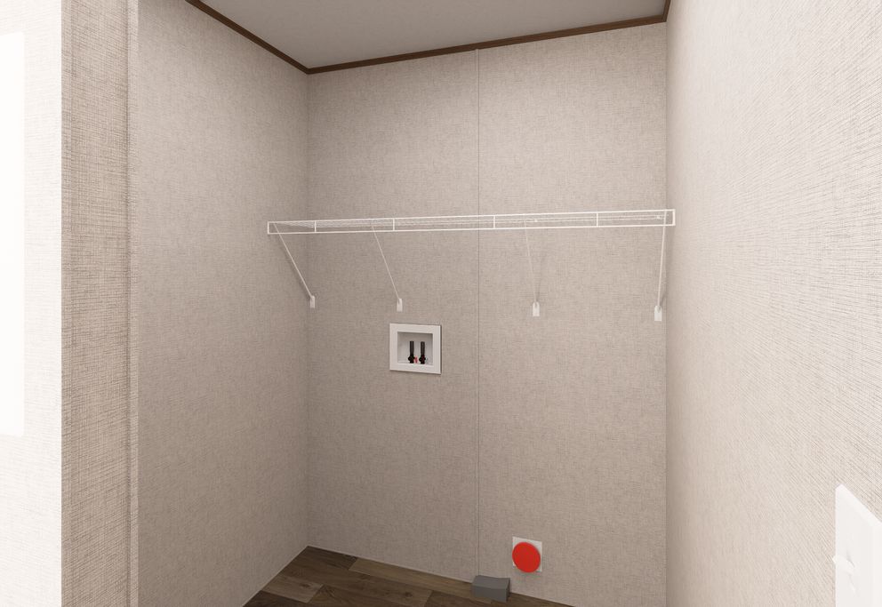 The ASPEN Utility Room. This Manufactured Mobile Home features 3 bedrooms and 2 baths.