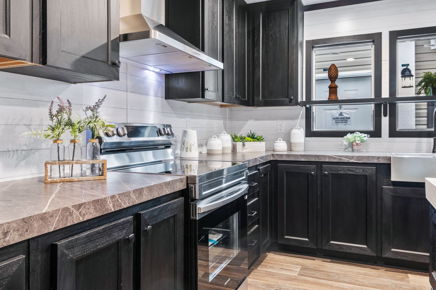 The THE RENEGADE Kitchen. This Manufactured Mobile Home features 3 bedrooms and 2 baths.