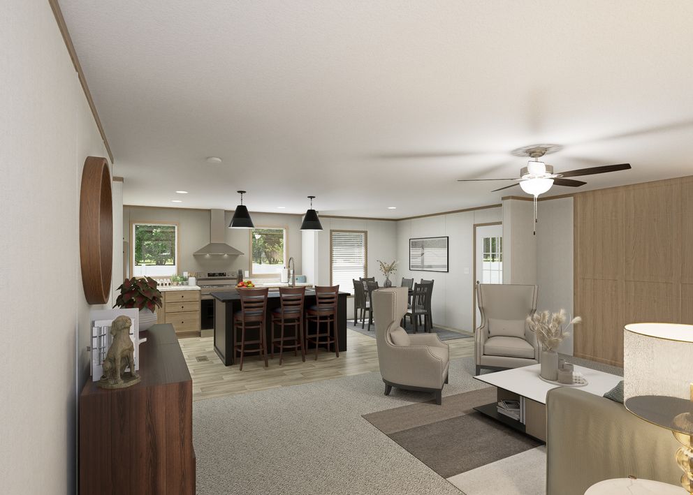 The THE RESERVE 52 Foyer. This Manufactured Mobile Home features 3 bedrooms and 2 baths.