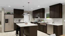The ULTRA PRO 3 BR 28X60 Kitchen. This Manufactured Mobile Home features 3 bedrooms and 2 baths.
