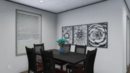 The FARM HOUSE 56 Dining Area. This Manufactured Mobile Home features 3 bedrooms and 2 baths.