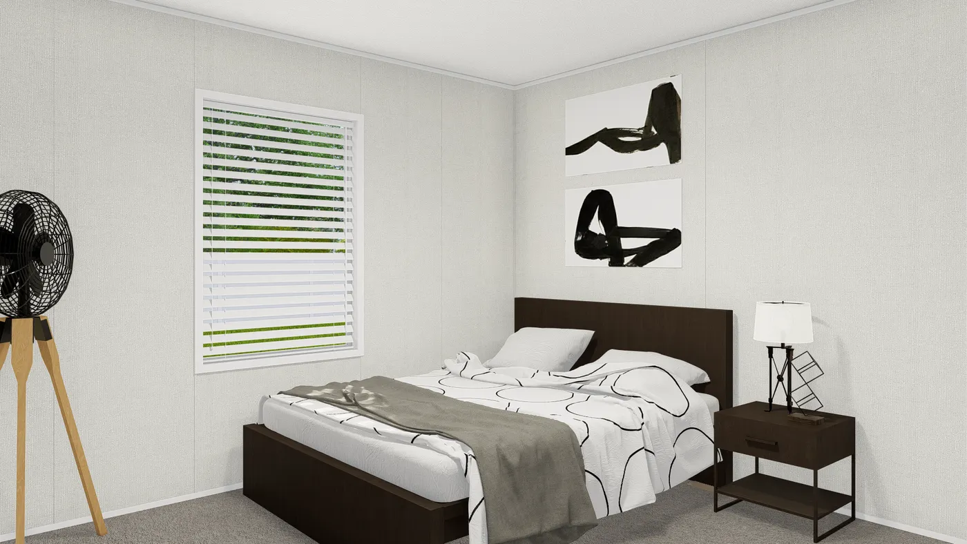 The GRAND LIVING 76 Bedroom. This Manufactured Mobile Home features 4 bedrooms and 2 baths.