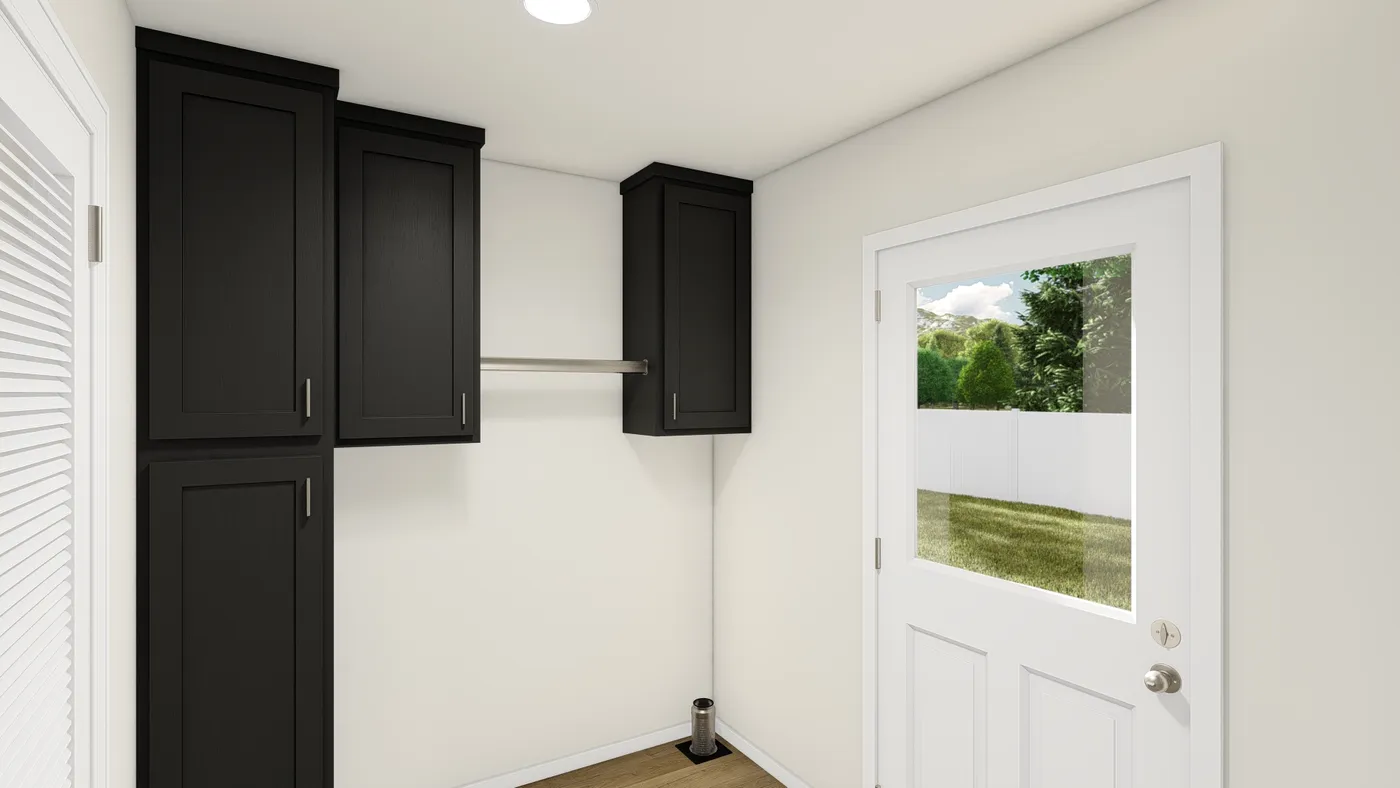 The DRM483F 48'              DREAM Utility Room. This Manufactured Mobile Home features 3 bedrooms and 2 baths.