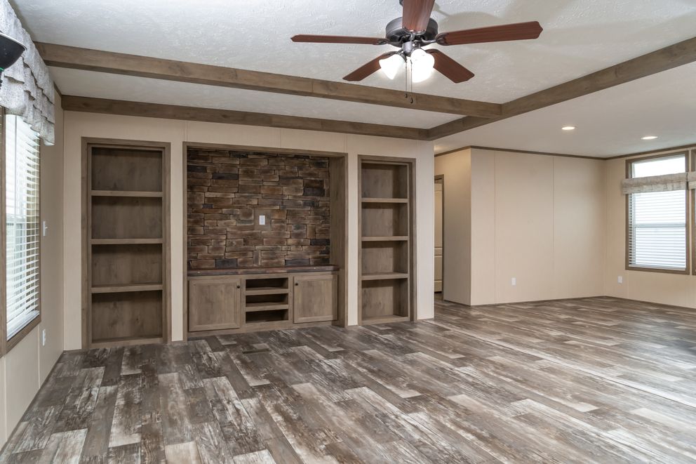The NUMBER ONE Exterior. This Manufactured Mobile Home features 3 bedrooms and 2 baths.