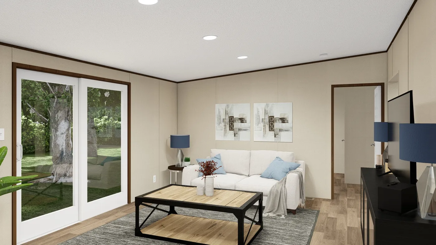 The MARVEL Den. This Manufactured Mobile Home features 4 bedrooms and 2 baths.