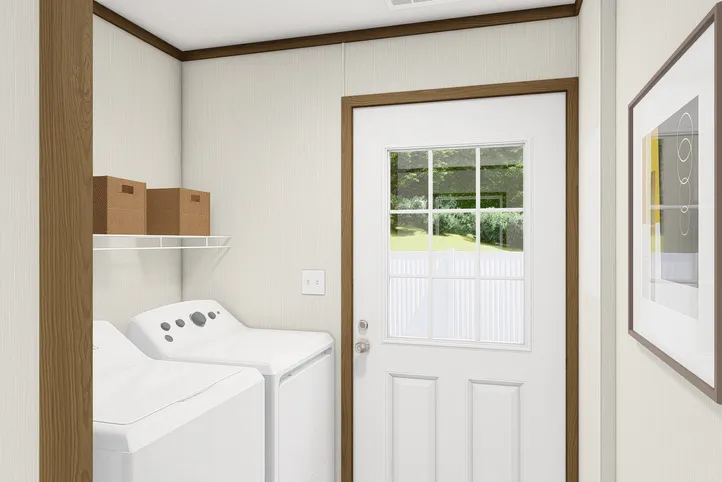 The BALANCE Utility Room. This Manufactured Mobile Home features 3 bedrooms and 2 baths.