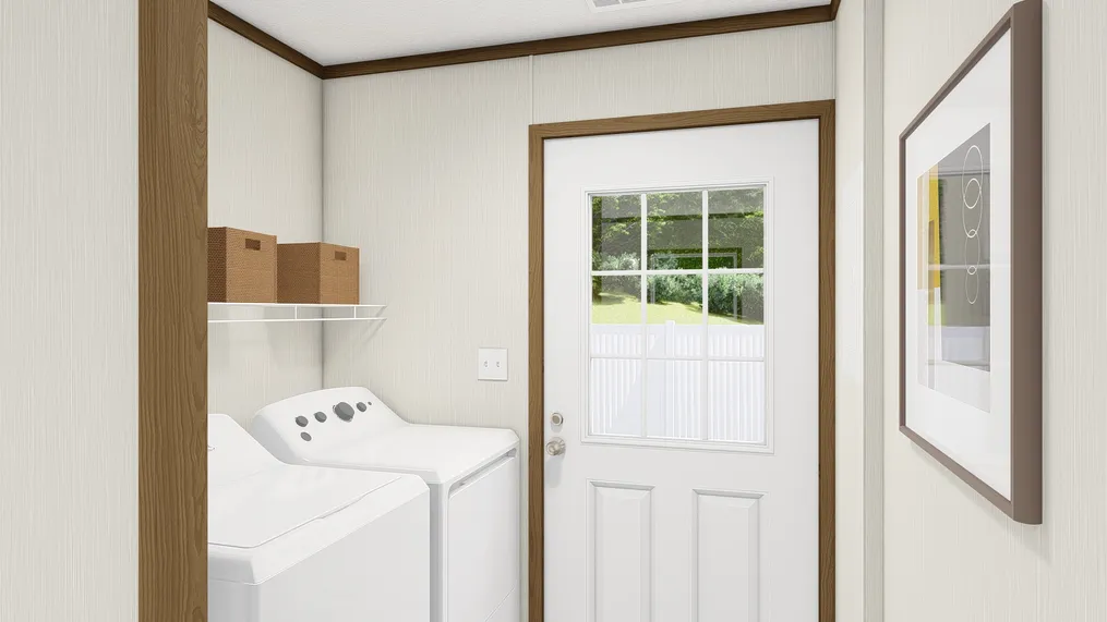 The BALANCE Utility Room. This Manufactured Mobile Home features 3 bedrooms and 2 baths.