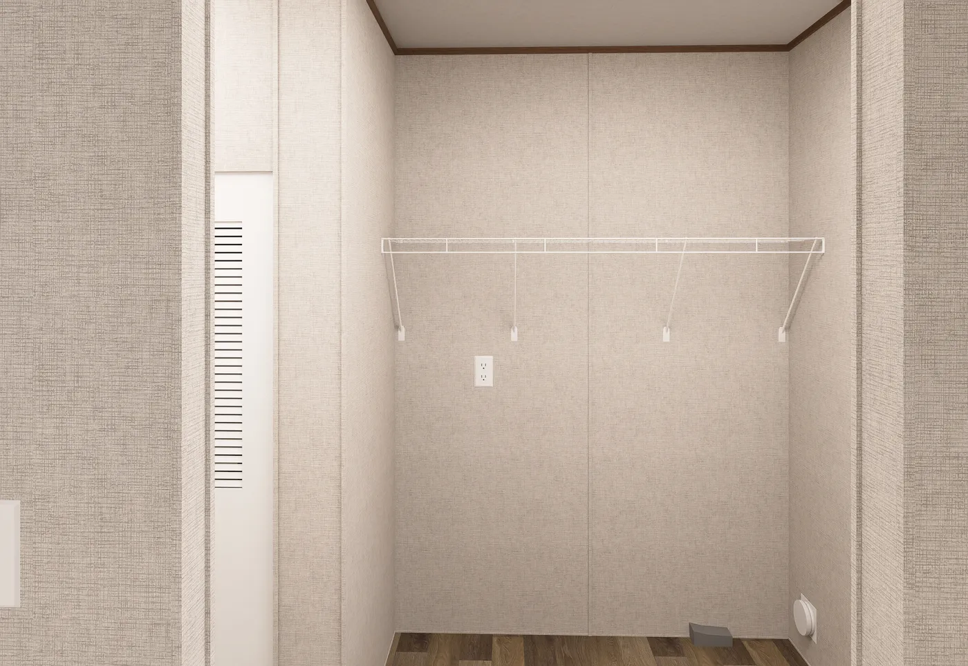 The MAPLE Utility Room. This Manufactured Mobile Home features 3 bedrooms and 2 baths.