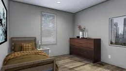 The LEO Bedroom. This Manufactured Mobile Home features 3 bedrooms and 2 baths.