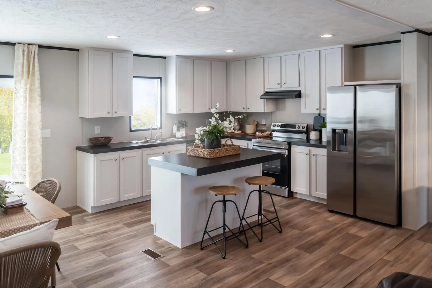The ELEMENT Kitchen. This Manufactured Mobile Home features 3 bedrooms and 2 baths.