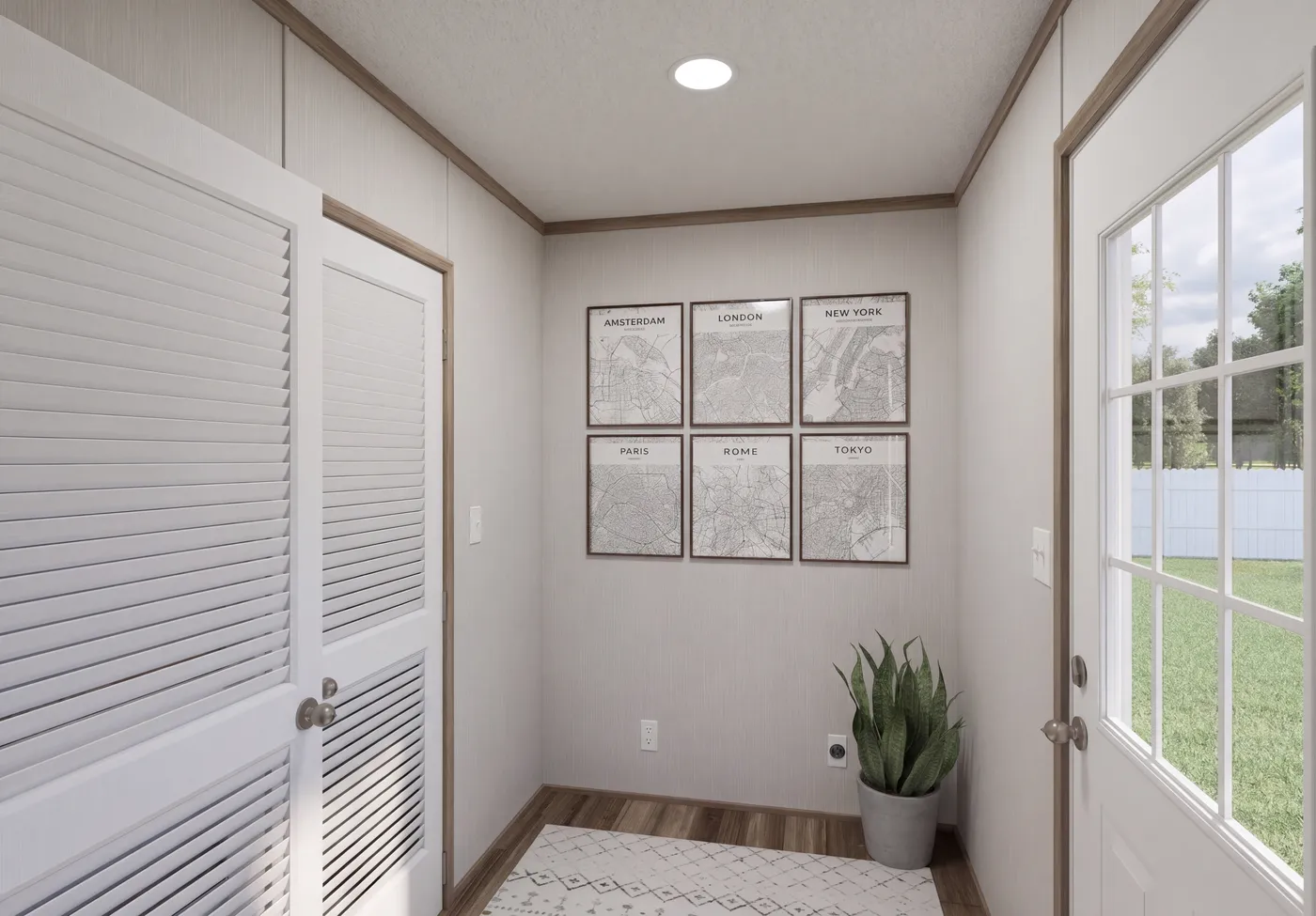 The THE MOUNTAINEER 64 Utility Room. This Manufactured Mobile Home features 3 bedrooms and 2 baths.