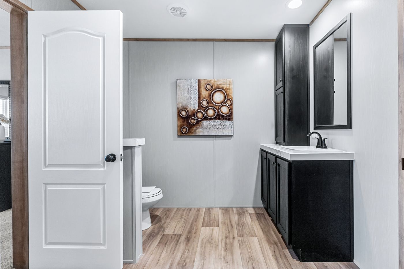 The ANATOLIA Primary Bathroom. This Manufactured Mobile Home features 3 bedrooms and 2 baths.