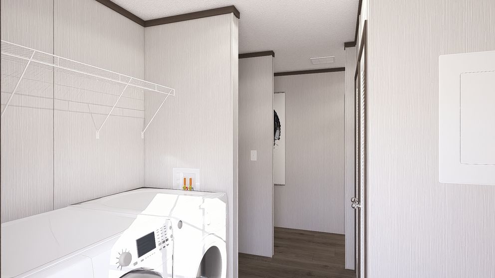 The LEGEND 28X68 Utility Room. This Manufactured Mobile Home features 4 bedrooms and 2 baths.