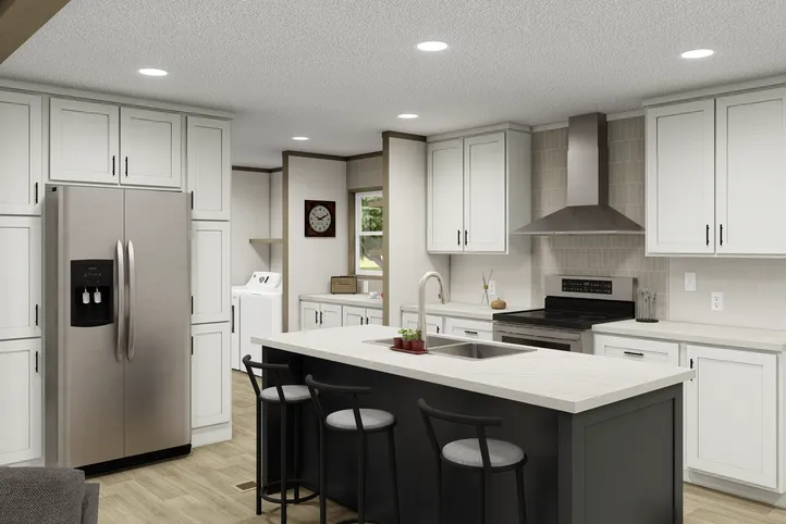 The RIO Exterior. This Manufactured Mobile Home features 3 bedrooms and 2 baths.