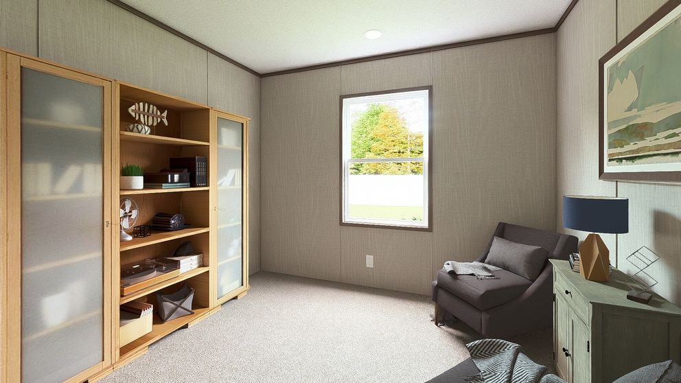 The ULTRA BREEZE 28X52 Bedroom. This Manufactured Mobile Home features 3 bedrooms and 2 baths.