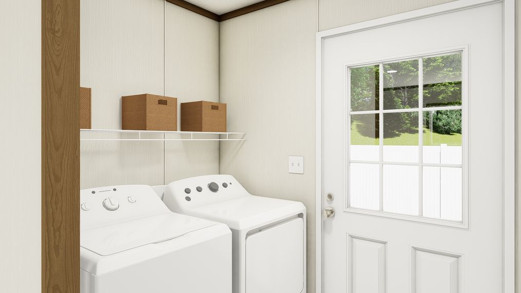 The BALANCE Utility Room. This Manufactured Mobile Home features 3 bedrooms and 2 baths.