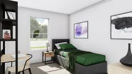 The STAYIN' ALIVE Bedroom. This Manufactured Mobile Home features 3 bedrooms and 2 baths.