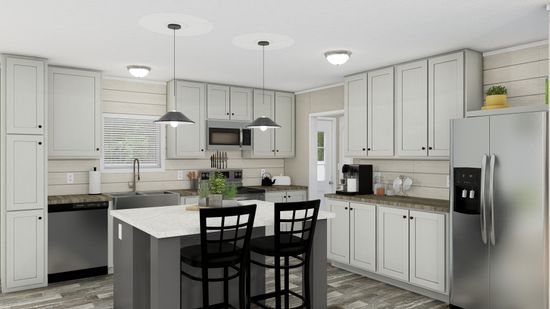 The ULTRA PRO BIG BOY 4 BR 32X76 Kitchen. This Manufactured Mobile Home features 4 bedrooms and 2 baths.