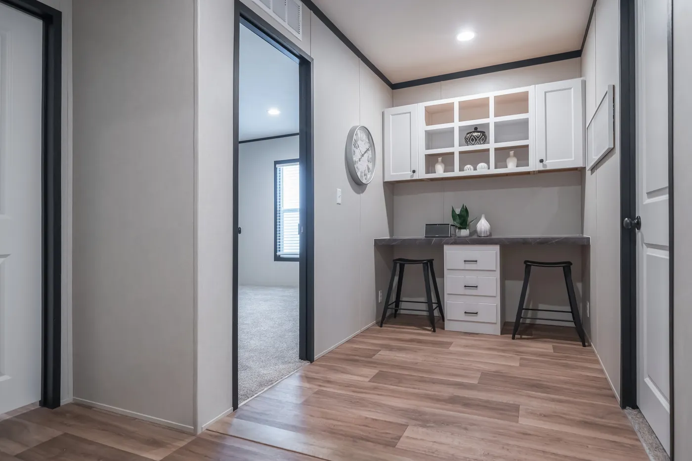 The ABSOLUTE VALUE Study Nook. This Manufactured Mobile Home features 4 bedrooms and 2 baths.