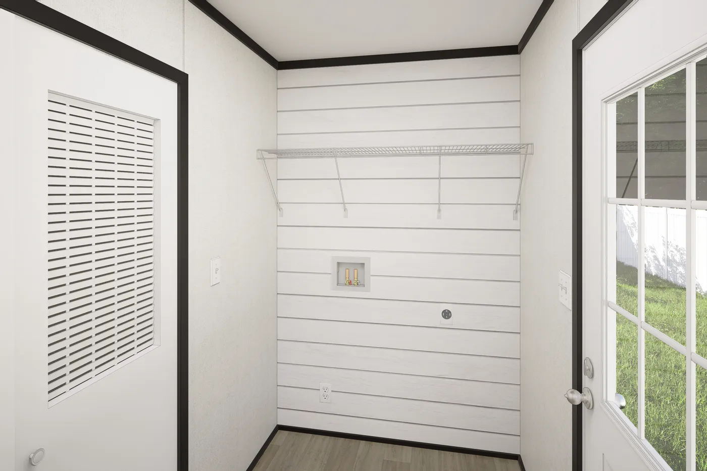 The PLATINUM ANNIVERSARY Exterior. This Manufactured Mobile Home features 3 bedrooms and 2 baths.