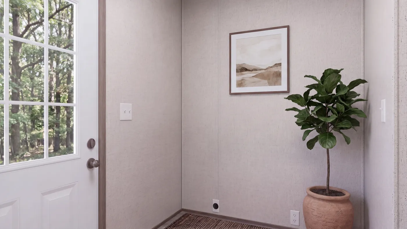 The THE MOUNTAINEER 60 Utility Room. This Manufactured Mobile Home features 3 bedrooms and 2 baths.